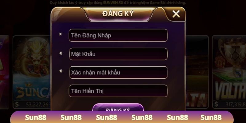 Cách đăng ký Sun88 đỉnh của chóp